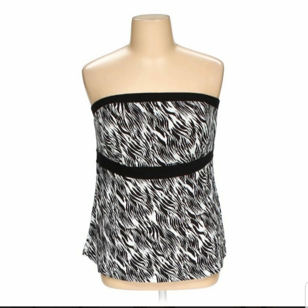 Lane Bryant Summer Top Tube Top Convertible Straps